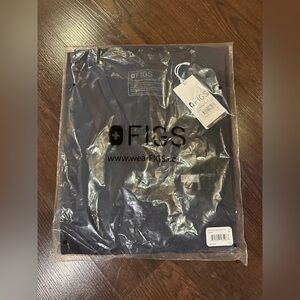 Figs Catarina One Pocket Scrub Top Navy